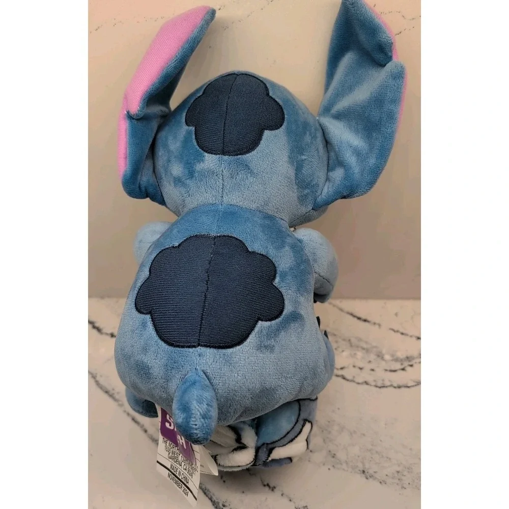 Lilo & Stitch Classic Character Hugger Pillow & Silk Touch Throw Blanket Set NWT